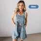🌸2026 Ny mode🌸 Denimoveralls med vintage blomsterprint