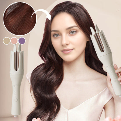 ⏳SIDSTE DAG I UDSALGET – 50 % RABAT!!💥Fuldautomatisk krøllejern – håndfri roterende styler til luksuriøse, fjedrende krøller💇‍♀️ Skånsom keramisk varme • Ingen sammenfiltring • Nemme salonkrøller på få minutter ⏱️🌿