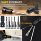 💥 1/4" sekskantet top-til-top-adapter – 1/2" til 1/4", hurtigudløser ⚙️