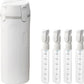 4-i-1 genopfyldelige rejseflasker med dispenser