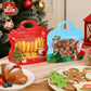 🎅SIDSTE DAGS TILBUD: KUN ￡6,99!!🎁Nem at fylde, nem at lukke🎄 Festlige selvlukkende godteposer – med julemand- og snemand-motiv | Kan lukkes igen, fødevaregodkendt og perfekt til småkager, chokolade og små gaver⛄