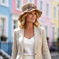 🎀 50 % RABAT 👒 | Stråhat med retro-sløjfe – sammenfoldelig og åndbar til sommeren