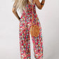 🏝️SIDSTE DAGS UDSALG: KUN 179,95 kr.!!🏖️Casual jumpsuit med print og uden ærmer til kvinder
