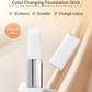 🎉KØB 1, FÅ 1 GRATIS🎉[OFFICIELT PRODUKT] BLANC Cover Cream Stick med aftagelig børste – koreansk hudplejeprodukt: farveskiftende foundation-stick med kollagenkapsler (0,45 oz)