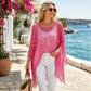🏆 Særpris på sidste dag 💲119,95 kr! 💐 Sommerlig hæklet overdragt i metallic – Let, flagrende og ubesværet stilfuldt sommeroutfit