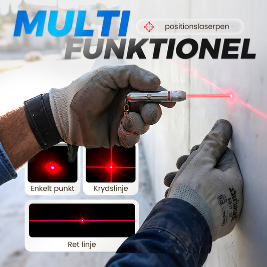 🔥Begrænset jule tilbud: 50% RABAT!!!🔥Bærbar laserpen til multi-mønster positionering