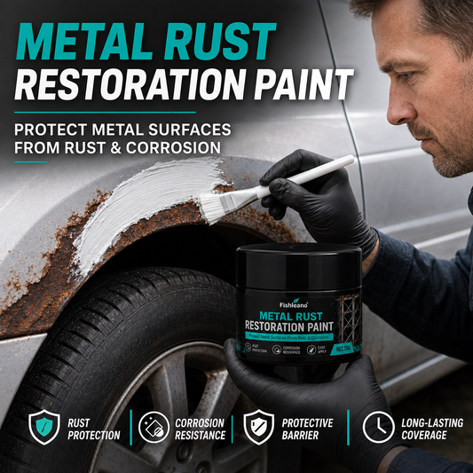 🥳2026 STOR UDSALG🥳💞Over 50.000 solgt!🔧🏠 50 % RABAT! Rustbeskyttende reparationspasta i sort til metal – Gendanner rustne porte, gelændere og værktøj. Danner en beskyttende belægning – ingen grund til at udskifte! 🛡️✨