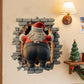 🎁Juleudsalg – 50 % RABAT!!🔥🎅Kreativt juleklistermærke til væggen
