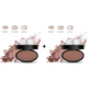 🖌️Over 50.000 solgt!!!🖤Øjenbrynsstempel-pudder-sæt med påføringsbørste, One Press Perfect Brow Stamp, vandfast øjenbrynsmakeup med 24 timers holdbarhed – til nemme, salonlignende øjenbryn hver dag
