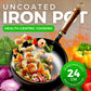 ⏳Limited-time 49% Off⏰Elevate Your Cooking With Uncoated Thick Iron Pot🍲✨