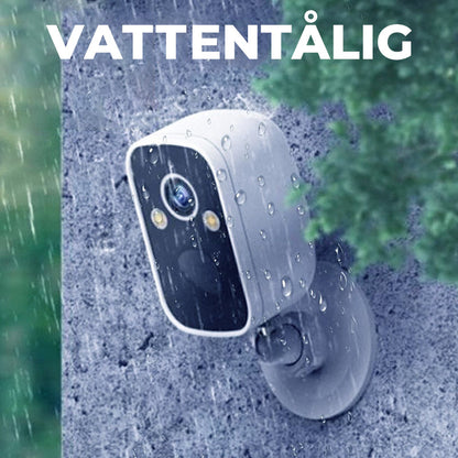 ✨ HD-vandtæt sikkerhedskamera med nattevision 🌞