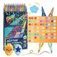 🎨Penselmarkører med glittereffekt🥇✨: Skab glitrende kunst uden besvær 🥳(🌈24–96 farver | Glider let uden at klumpe | Blæder ikke igennem📝)
