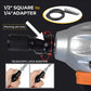 💥 1/4" sekskantet top-til-top-adapter – 1/2" til 1/4", hurtigudløser ⚙️