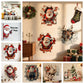 🎁Juleudsalg – 50 % RABAT!!🔥🎅Kreativt juleklistermærke til væggen