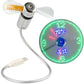 🔥Særtilbud🔥USB-ventilator med LED-ur og belysnin