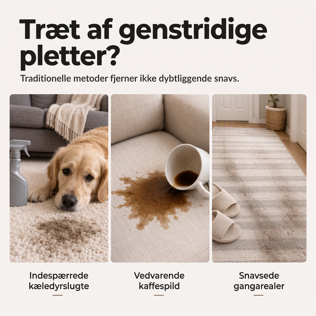 🧼✨ Tæppespray til dybderensning – fjerner genstridige pletter og neutraliserer lugte med det samme!