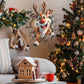 🎁Juleudsalg – 50 % RABAT!!🔥🎅Kreativt juleklistermærke til væggen