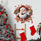 🎁Juleudsalg – 50 % RABAT!!🔥🎅Kreativt juleklistermærke til væggen