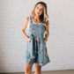 🌸2026 Ny mode🌸 Denimoveralls med vintage blomsterprint
