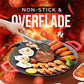 ⏳Tidsbegrænset tilbud⏰Non-stick elektrisk grillpande til indendørs brug🍳