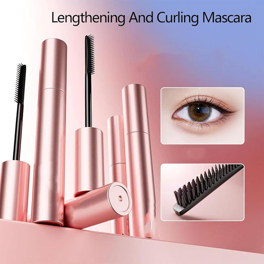 🔥Varmt salg 60% rabat🔥🔥[Vandfast og smudsafvisende] Forlængende og krøllende langtidsholdbar mascara
