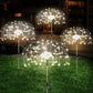 📢📢50 % RABAT !! ⏰IP65 vandtætte solcelledrevne fyrværkeri-havelygter｜90 LED’er – DIY-dekorationslampe til udendørs terrasse ✨