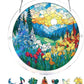 🔥SIDSTE DAGS TILBUD: KUN 149,95 kr.!! ☀️🛍️Suncatcher i akryl, puslespil med 80 brikker