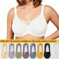 ⏳Sidste dag – specialpris 189,95 kr.💐Elegant, gennemsigtig bh i store størrelser med fuld dækning til kvinder | Uden bøjler og anbefalet af over 50.000 kvinder👙