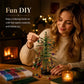🎄✨ Gør-det-selv-sæt til juletræ med perler – 🎅 Lav din egen glitrende julepynt