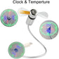 🔥Særtilbud🔥USB-ventilator med LED-ur og belysnin