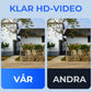 ✨ HD-vandtæt sikkerhedskamera med nattevision 🌞