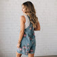 🌸2026 Ny mode🌸 Denimoveralls med vintage blomsterprint