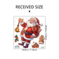 🎁Juleudsalg – 50 % RABAT!!🔥🎅Kreativt juleklistermærke til væggen