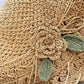 👒Elegant strikket stråhat med flæsedetaljer