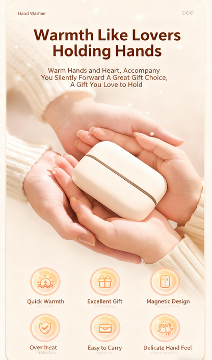 ⏳STORT UDSALG ⏰Nye 2-i-1 magnetiske genopladelige håndvarmere🔥