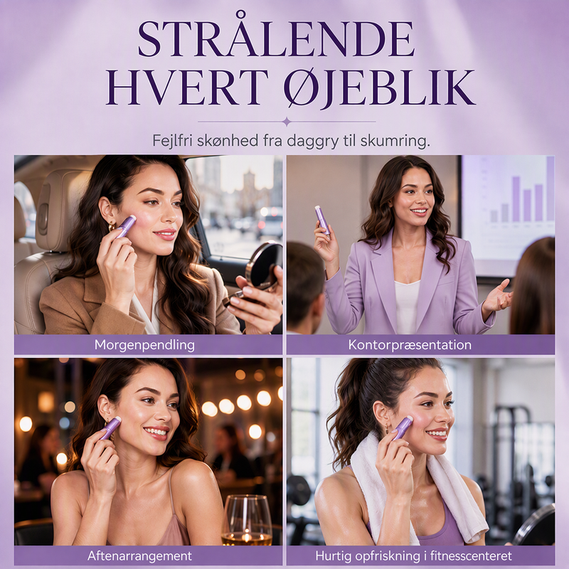 💄✨ 2-i-1 farveskiftende foundationstift | Cream foundationstift, der tilpasser sig hudfarven, til en fejlfri makeup