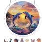 🔥SIDSTE DAGS TILBUD: KUN 149,95 kr.!! ☀️🛍️Suncatcher i akryl, puslespil med 80 brikker