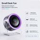 🏆2026 Desk Fan – USB Rechargeable with LED Display 📊 | 100 Speeds, 120° Tilt & Full Oscillation ↔️ | Ultra-Quiet for Bedroom 😴, Office 🖥️ & Camping 🏕️ | Up to 24H Battery ⚡
