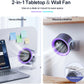 🏆2026 Desk Fan – USB Rechargeable with LED Display 📊 | 100 Speeds, 120° Tilt & Full Oscillation ↔️ | Ultra-Quiet for Bedroom 😴, Office 🖥️ & Camping 🏕️ | Up to 24H Battery ⚡
