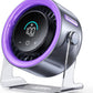 🏆2026 Desk Fan – USB Rechargeable with LED Display 📊 | 100 Speeds, 120° Tilt & Full Oscillation ↔️ | Ultra-Quiet for Bedroom 😴, Office 🖥️ & Camping 🏕️ | Up to 24H Battery ⚡