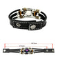 💥Sidste dags tilbud – 50 % rabat ☪️Læderarmbånd med stjernetegn, der lyser i mørket, til mænd og kvinder (6,9/8,1 inches)♑️