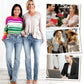 ✨HOT SALE 49% RABAT👖Jeans med høj elasticitet og mavekontrol