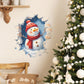 🎁Juleudsalg – 50 % RABAT!!🔥🎅Kreativt juleklistermærke til væggen
