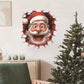 🎁Juleudsalg – 50 % RABAT!!🔥🎅Kreativt juleklistermærke til væggen