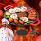 ⏳Tidsbegrænset tilbud⏰Non-stick elektrisk grillpande til indendørs brug🍳
