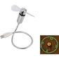 🔥Særtilbud🔥USB-ventilator med LED-ur og belysnin