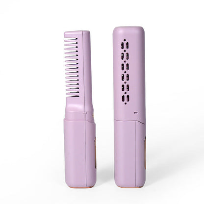 👩Styl dit hår på 3 sekunder! Skab smukke frisurer når som helst og hvor som helst. 💁Bærbar, trådløs mini-kam til styling af pandehår