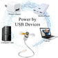 🔥Særtilbud🔥USB-ventilator med LED-ur og belysnin