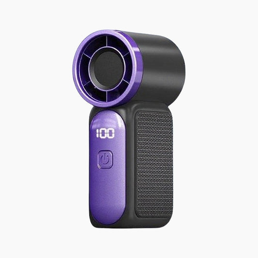 ❄️ Turbo-håndventilator – 16.900 omdrejninger i minuttet, 6 hastigheder, LED-display
