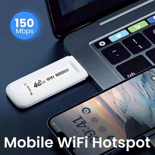 Bærbart USB 4G LTE-mobil-Wi-Fi-adgangspunkt med 150 Mbps